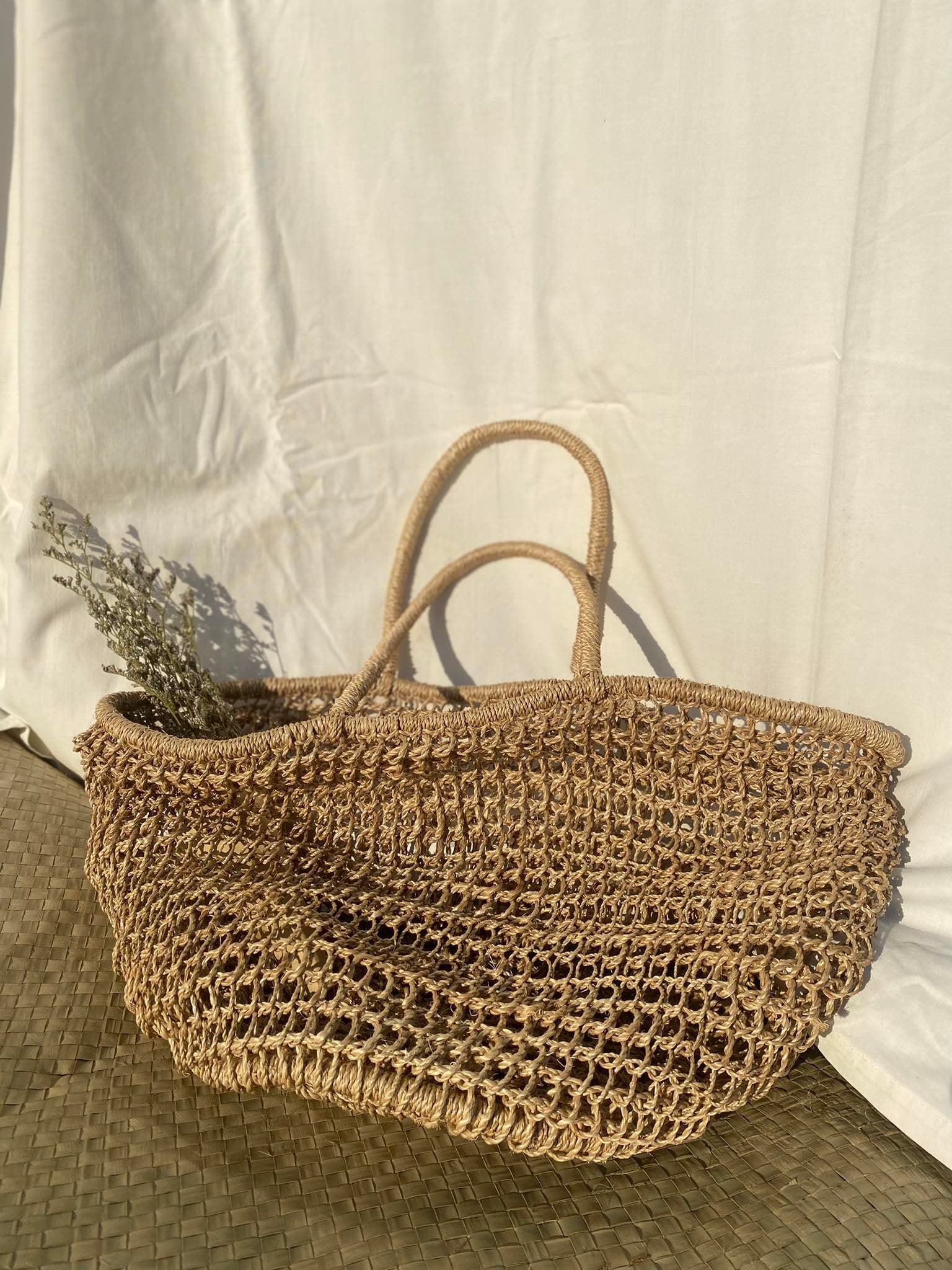 Alon Abaca Natural Tote – Anahaw Studio