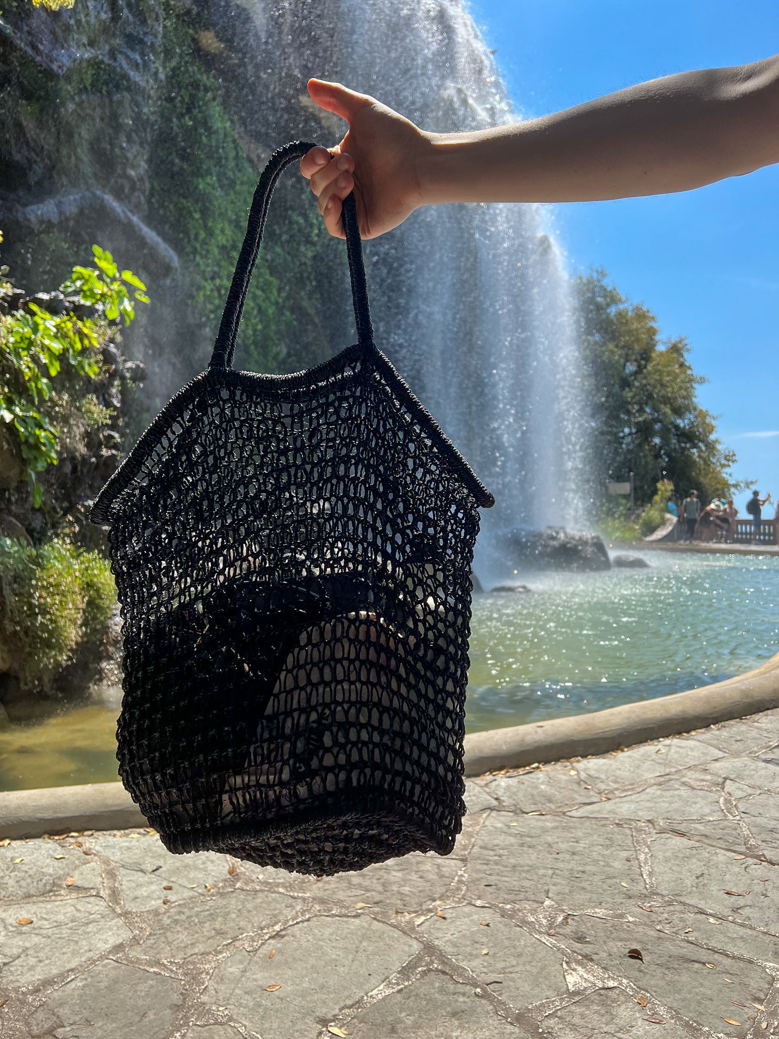 Alon Abaca Black Tote – Anahaw Studio