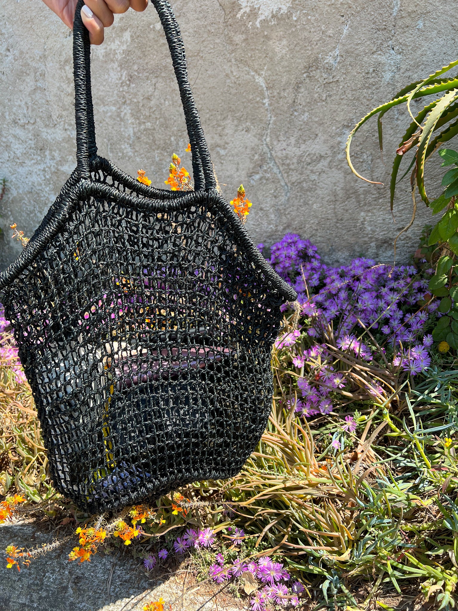 Alon Abaca Black Tote